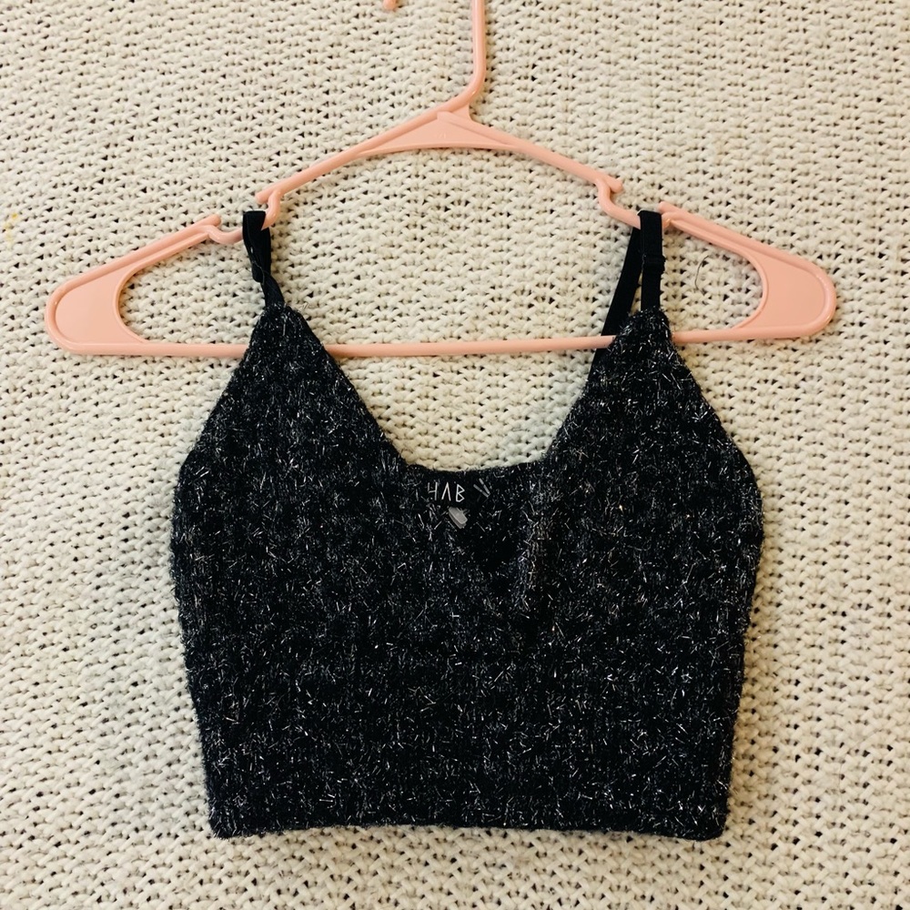 Fluffy bralett type top
